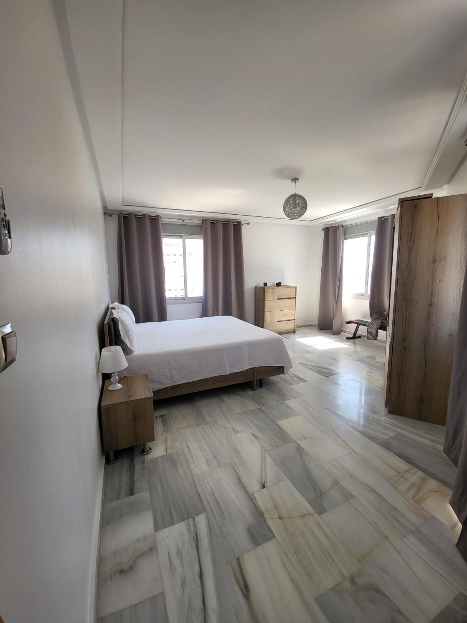 Mont Blanc :Appartement, Vue Sur Mer A 2 Minutes De La Gare. 탕헤르 외부 사진